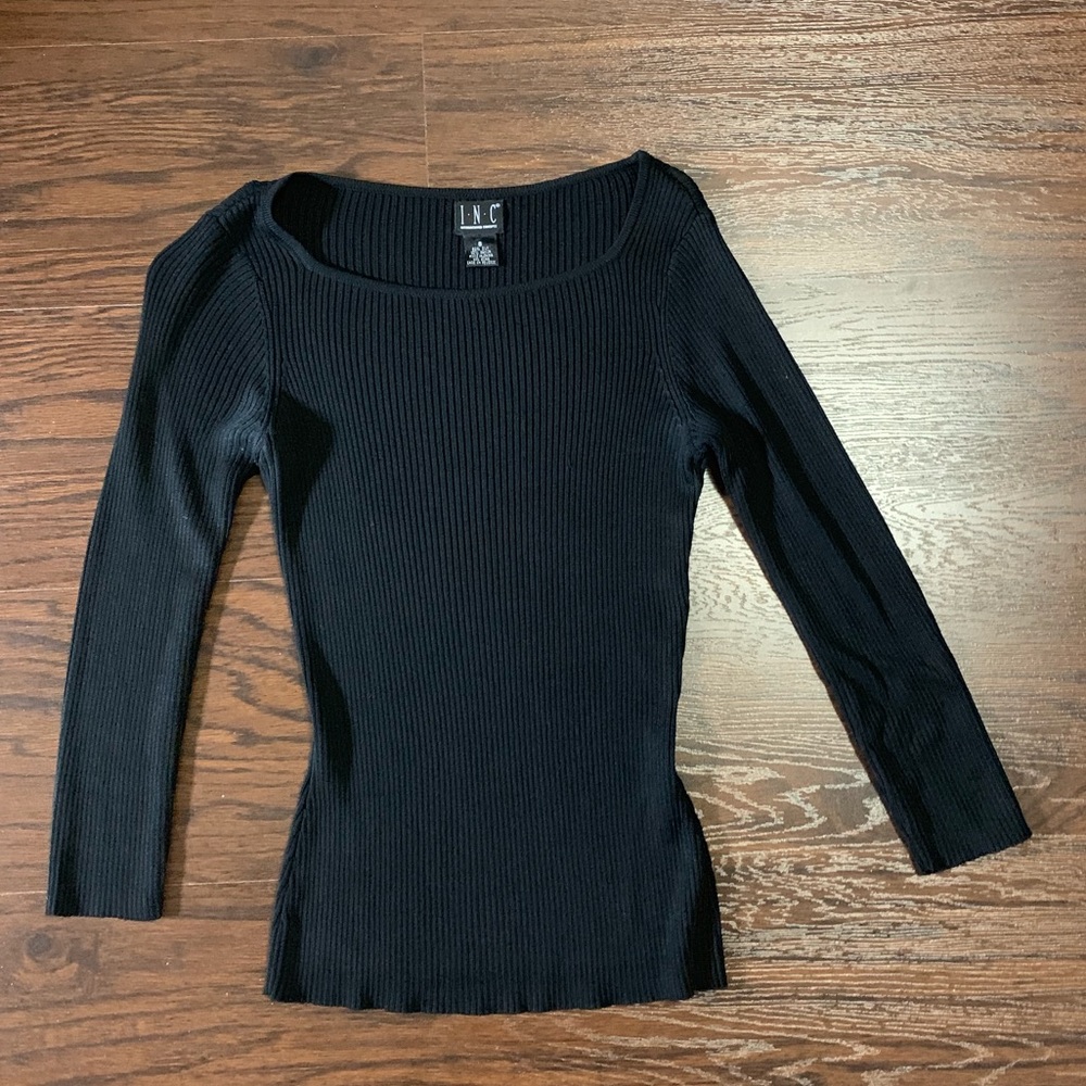 Black Long Sleeve Shirt I.N.C